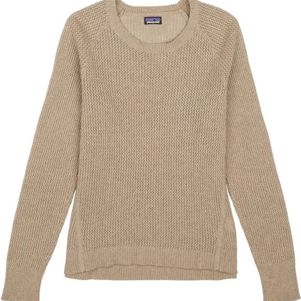 Patagonia Recycled Cashmere Crew Neck Sweater, XS, Birch White